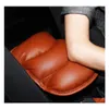 Care Products PU Soft Leather Car Center Console ER CUSHION11X 8,6 tum Armstöd för motorfordon Drop Leverans Motor Motorc DHSZW