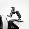 Supporto per auto Dashboard Mount Phone 360Rotation Specchietto retrovisore Clip Stand Mtifunction Staffa per Huawei 12 Drop Delivery Cellulari Moto Dh23V