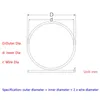 Neue 50 Stück NBR O-Ring-Dichtungsdichtung Dicke CS 1 2 3 4 mm Außendurchmesser 5 ~ 80 mm Nitril-Butadien-Gummi-Abstandshalter Ölwiderstandsscheibe Runde Form im Großhandel