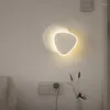 Wall Lamp Modern LED Lights Nordic Living Room Background Light Bedroom Bedside Indoor Lighting Square Round Base Chassis