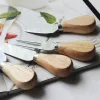 Cheese tools Knife Set Oak Handle Fork Shovel Kit Graters Baking Pizza Slicer Cutter RH0291