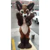 Super fofo Husky Fox Mascot Fantas