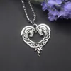 Chains Romantic Love Horse Heart Pendant Animal Amulet Valentine's Day Gift