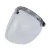 Hełmy motocyklowe Universal 3-Snap Flip Up Visor Shield obiektyw do motocykli na otwartej twarzy CF