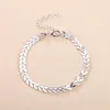 Charm Bracelets Korean Temperament Fishbone Chain For Women Men Couple Bracelet Luxury Jewelry Accessories Gifts Pulseras Mujer 2023