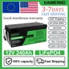 Zapasy UE! Bezcłowy ! 12 V 240AH LifePo4 Pack Bateria Wbudowana bateria fosforanu żelaza BMS dla łodzi słonecznej bez podatku