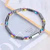 Pulseiras de link color hematite banhado a abadas de acrílico Tornilhas Desejo Amazon Spot Europe e Estados Unidos