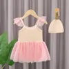 子供の水着のテールエタイルヒルヒルドレンuummer oreorea eequeeding wiwimwear 2ピースets wiwimwear + at in rinrincess weeet weet weet it uits 2-7t p230509