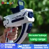 Sand Play Water Fun Electric Water Gun Children's Summer Fully Automatic Continuous Rechargeable Space Splashing Toys for Boys Girls Birthday Gifts 230509