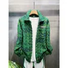 Herrjackor 2023 Autumn Fashion Coat Light Luxur Loose Retro Contrast Color Jacket Boutique Clothing Simple Style