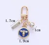 Creative Rhinestone Small Bee Keychain Pendant Lady Fashion Bag Car Keychains Jewelry Gift In Bulk