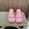 2024 High Heel Wedge Slippers Women Luxurys Platfor