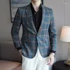 Men's Suits Rsfocus Elegant Stylish Blazer For Man 2023 Slim Fit Casual Suit Jackets Wedding Party Mens Blazers Luxury Terno Masculino XZ046