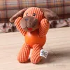 Toys Dog cat toy cartoon animal shape plush monkey bite resistant sounding ball labrador large dog corgi puppies molar toy