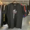 Дизайнерская модная одежда Tshirt Tees Высококачественная Trapstar Brand New Summer Style Универсальная High Street Свободная повседневная мужская женская футболка с короткими рукавами в продаже