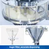 ZONESUN VFFS Powder Bagger Buste grandi Confezioni Farina Zucchero Sale Alimentatore Elevatore Imballaggio Riempitrice e sigillatrice ZS-FS420E