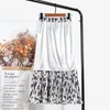 Jurken Tigena Leopard Print Long Maxi geplooide rok Women Fashion 2022 Zomer Koreaanse elastische high taille esthetische chiffon rok vrouw