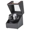 Titta på Winders 2 Titta på Winders för automatiska klockor USB Power Används globalt Mute Mabuchi Motor Mechanical Watch Rotate Stand Box Carbon Fiber 230509