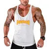 Mens Tank Tops Fitness Training Running Vests Gym Clothing Top Bodybuilding Muscle Sleeveless Singlets Fashion Workout Man Undershirt 230509