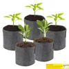 Gallon planten kweekzakken niet -geweven beluchtingsstof potten zakje wortelcontainer ademende afbreekbare selfabsorberende potten
