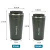 Aggiungi alla lista dei desideri 510ml / 380ml Smugs Tazzine da caffè in acciaio inossidabile Isolate multiuso Portatile a prova di perdite Car Travel Water Cup P230509