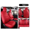 Car Seat Covers Accessories Er For Tesla Model Y 3 High Quality Leather Custom Fit 5 Seaters Cushion 360 Degree Fl Ered Please Note Dhd1Q