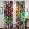 Curtain 3D Modern Elegant Boho Style Colorful Confuses Digital Art Curtains For Living Room Bedroom 2 Pieces Hook