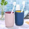 Banyo Aksesuar Seti 4 PC Kupa Tumbler Diş Fırçalama Basit Yıkama Bardakları İçme Banyo Ağız Garda Kupa