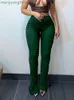 Pantaloni da donna Capris Puss Solid Walph Leggings Pantaloni Donna 2023 Spring Trend Skinny Casual Wild Streetwear Hipster Pantaloni a vita alta Bottoms T230509