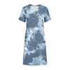 Casual Dresses Summer For Women Printed Short Loose Beach Women's Dress Fashionable Elegant Woman 2023 Trendy