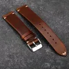 Titta på band Cow Leather Watchband 18mm 19mm 20mm 21mm 22mm Vintage Leather Men Kvinnor Byte Thin Armband Strap Band Watch Accessories 230509