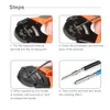 Tang 2023 New 6 in 1 Wire Wrapper Looping Forming Plier 6Step Multi Size Barrels Jewelry Plier High Quality