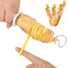 Portable Potato BBQ Skewers For Camping Chips Maker potato slicer Potato Spiral Cutter Barbecue Tools Kitchen Accessories