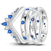 Band Rings 2023 New Rings For Women 100 925 Sterling Silver Star Moon Colorful Zircon Rings Fine Wedding Engagement Birthday Jewelry Gifts Z0509