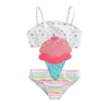 Children's Swimwear Peuter baby Babymeisjes Swimwear Watermeloen zwempak Zwemmen Beach Badini Bikini Leuke zomer uit één stuk zwembaby Baby Over het algemeen P230509