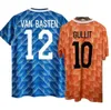1988 레트로 네덜란드 축구 유니폼 van Basten Gullit Koeman 빈티지 네덜란드 셔츠 클래식 키트