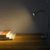 Tafellampen USB -bureaulamp met clip led Night Light Computer Notebook Oogbescherming Leesboeklichten Bed Bed Bedide