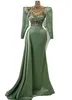 ASO EBI 2023 Арабские бисера -кристаллы платье PROM PROD MAREREMAIL SEXER Evening Formal Party Second Prespeption Grentle Goods Gowns Dreses Robe de Soiree SH0155