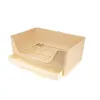 Suprimentos 1pc gaveta toalete para pequenos animais de estimação cobaias caixa pet pan grande caixa de areia de coelho grelha potty trainer gaveta canto caixa de toalete