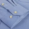 Chemises décontractées pour hommes Printemps et automne Oxford Coton Chemise à manches longues pour hommes Pure White Summer Non Ironing Stripe Plaid Business Slim