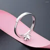 Rings de cluster Lotus com zircão Ajuste estilo anel romântico bom judeu para mulheres em 925 Sterling Silver Super OFERSOS
