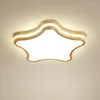 Luci a soffitto Lampada della camera da letto Nordic Studio per bambini giapponesi Led per bambini in legno giapponese