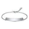 Link bransoletki modne tytanowe stalowa gend tag dla psów łańcuch rolo dla mężczyzn kobiety unisex urok biżuterii dar się grawerować
