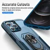 Armor Kickstand Cell Phone Cases For Iphone 15 Pro Max 14 Plus 13 12 11 ProMax Hybrid PC TPU 2 in 1 Magnetic Car Mount Fashion Dual Colors Phone Case Shell