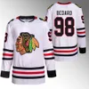 98 Connor Bedard 2024 Jersey de jeu All-Star Blackhawks Connor Murphy Taylor Hall Nick Foligno Jonathan Toews Caleb Jones Alex Stalock Nikita Zaitsev Kevin Korchinski