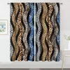 Curtain 3D Print Luxury Colorful Leopard Fur Pattern Animals 2 Pieces Shading Window Curtains For Living Room Bedroom Decor Hook