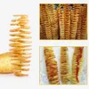 Universal Portable Potato BBQ Skewers For Camping Chips Maker slicer Potato Spiral Cutter Barbecue Tools Kitchen Accessories