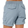 Damen-Shorts für Teenager-Mädchen, locker, hohe Taille, weites Bein, Hose, Übergröße, Damenbekleidung