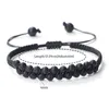 Brin 4mm Pierre Naturelle Double Rangées Bracelet Bracelet Femmes Hommes Chakra Guérison Yoga Bracelets Chaîne À La Main Chaîne Pulsera Bijoux