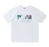 Designer Fashion Abbigliamento Tshirt Tees Trapstar Verde Bianco Asciugamano Ricamo Street Fashion Ins Cotone Pantaloncini a maniche corte larghi Set sportivo Estate Lusso Casual Str